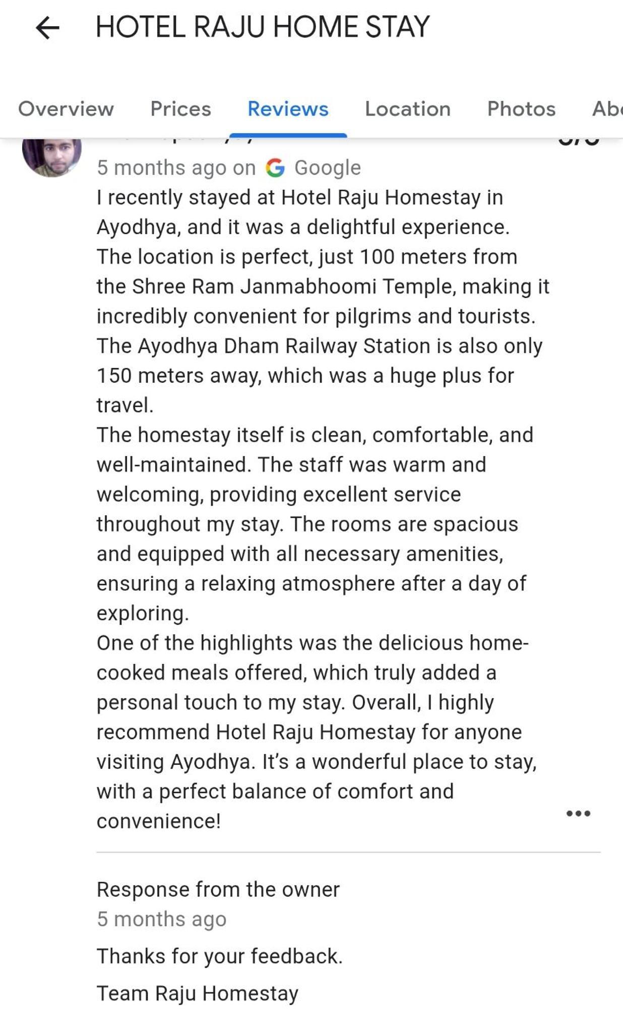 Hotel Raju Homestay Ayodhya 150 Meters From Shree Ram Janmbhoomi Temple 200 Meters From Ayodhya Dham Railway Station Esterno foto